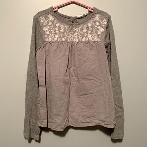 Girl's Floral Gap Shirt 